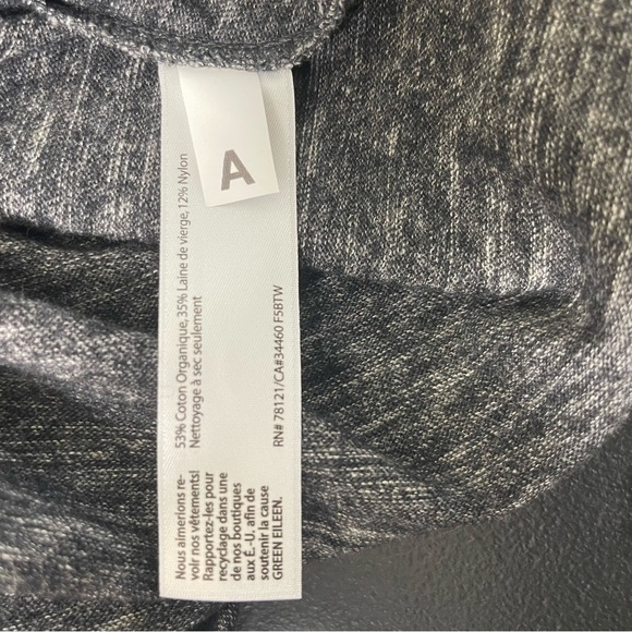 Women's‎ Eileen Fisher Grey Boatneck Long Sleeve Dress S *L0202 - Picture 7 of 8